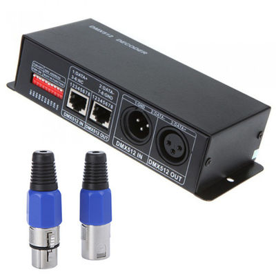 DMX512는 CE가 증명된 채로 테이프 디엠스 디코더 3 채널 RGB에게 4 채널 RGBW를 보내게 했습니다