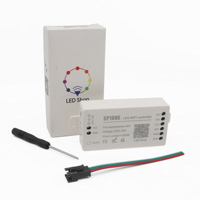 LED 스트립 스마트 제어기 SP108E는  sPI WS2811 화소 스티르프 빛 와이파이 제어기를 이끌었습니다