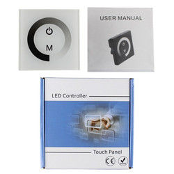 벽은 단색 스트립 라이트를 위한 12V 24V led 라이트닝 조광 스위치를 탑재했습니다