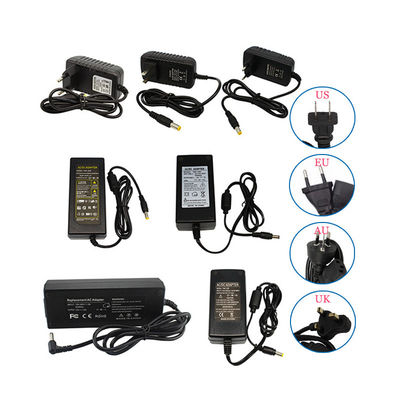 DC 12V 월 플러그 탁상형 5.5*2.5m 전원 공급기 1A 2A 3A 5A 6A 7A 10A에 대한 100-240V AC