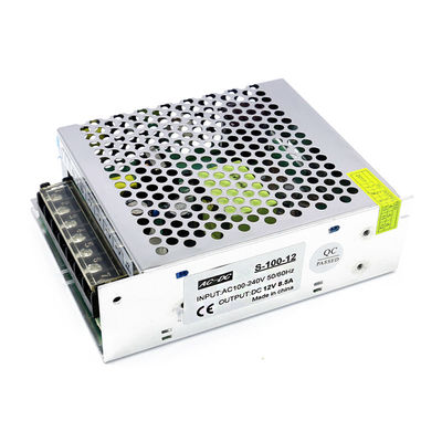 DC 12V 8.5A 100W에 대한 규제된 주도하는 드라이버 스위치 전원 공급기 AC 100V 240V