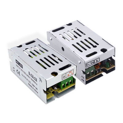 알루미늄 케이스 스위치 전원은 DC 12 볼트에 대한 100V 240V AC에게 12W 1A를 공급합니다