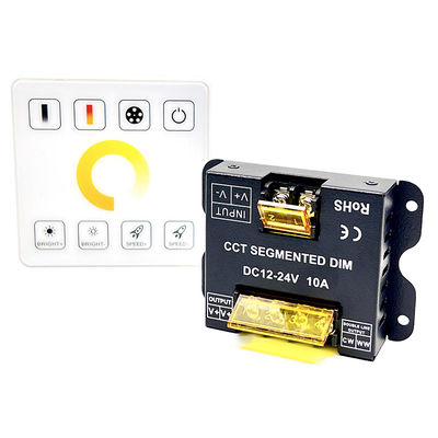 10A led 제어부 조광기 DC 12V 24V 듀얼 컬러 온도 Rf 가득 찬 터치