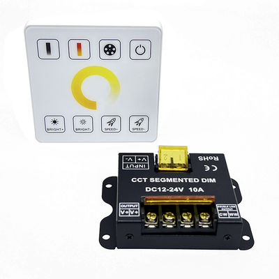 10A led 제어부 조광기 DC 12V 24V 듀얼 컬러 온도 Rf 가득 찬 터치