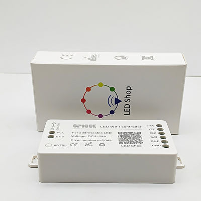 LED 스트립 스마트 제어기 SP108E는  sPI WS2811 화소 스티르프 빛 와이파이 제어기를 이끌었습니다