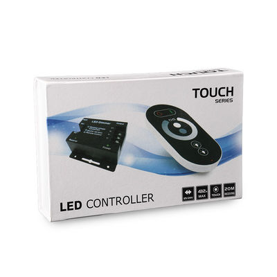 RF 무선 전신은 3528 단색 LED 스트립을 위한 제어기 조광기 DC12V 터치 원격을 이끌었습니다
