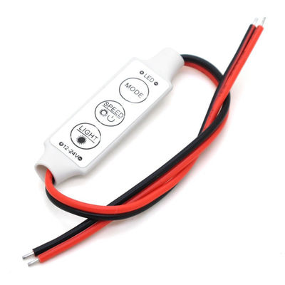 3개 키는 5050 3528 단색 LED 스트립 라이트를 위해 작은 제어기에게 5V 12V 24V를 보내게 했습니다
