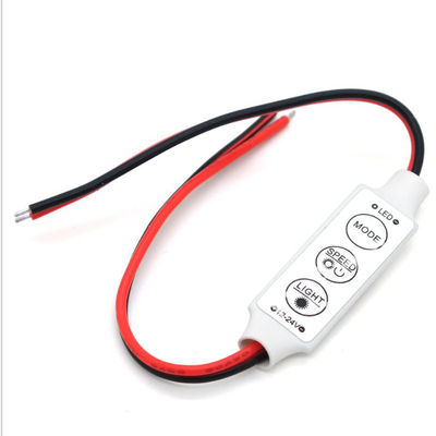 3개 키는 5050 3528 단색 LED 스트립 라이트를 위해 작은 제어기에게 5V 12V 24V를 보내게 했습니다
