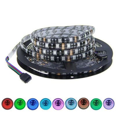 SMD 5050 12V 주도하는 RGB 스트립 라이트, 주도하는 컬러 교체 테이프 60led 방수