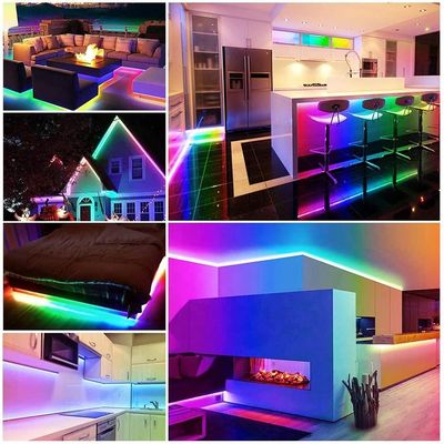 풀 컬러 RGBW LED COB 스트립 라이트 24V 720LEDs / M 장식용