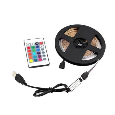 60leds / 미터 리모콘은 텔레비전 백라이트 침실 데코르티온을 위한 스트립 라이트를 이끌었습니다