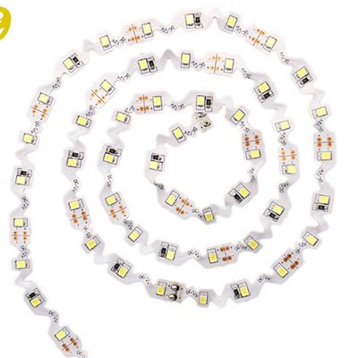 OEM 2835 Ｓ 모양 주도하는 스트립,  징후를 광고하기 위한 백색 LED 로우프 광 60leds/M