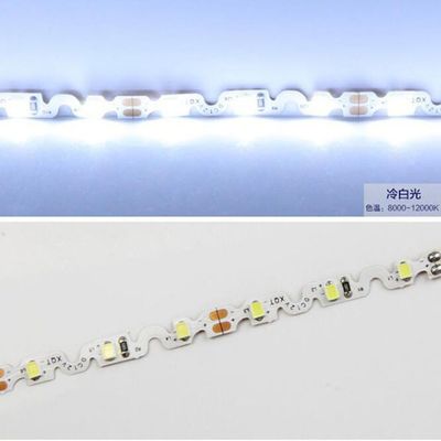 OEM 2835 Ｓ 모양 주도하는 스트립,  징후를 광고하기 위한 백색 LED 로우프 광 60leds/M