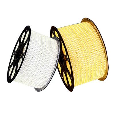 Ac110v 단색 LED 스트립 220v 흑백 광 스트립 하이라이트 이중 열 램프 비즈