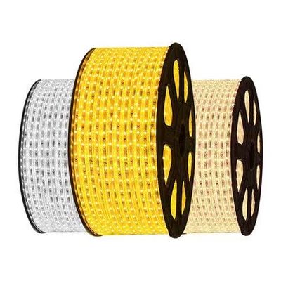 Ac110v 단색 LED 스트립 220v 흑백 광 스트립 하이라이트 이중 열 램프 비즈