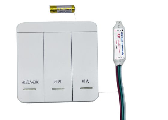 미니 모노크롬 스트리밍 컨트롤러 RF 무선 리모컨 12v 하얀 빛 달리는 말