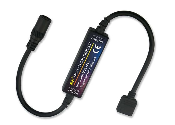 작은 크기의 LED 미니 컨트롤러 RF 무선 원격 제어 RGB 라이트 스트립 색상 변경 컨트롤러
