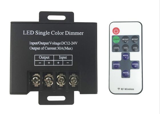 RF 무선 리모컨 DC12-24V Knob LED 컨트롤러 최대 전력 300W 밝기 조절 스위치