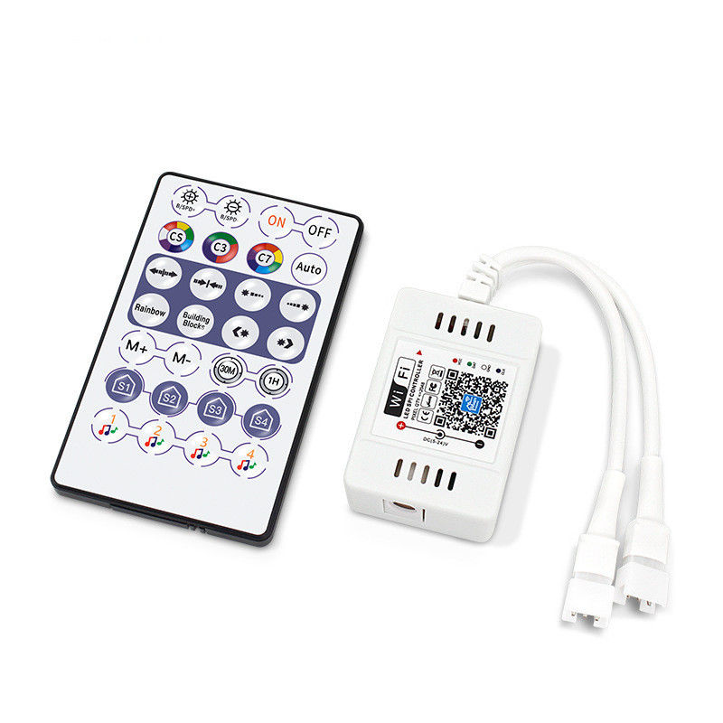 DC 5V 지적 마술 색 led 제어부 와이파이 APP는 2.4G RF 무선 전신으로 통제합니다