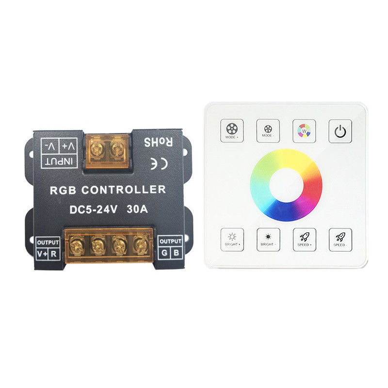 단색은 디밍 제어기, 30A 고전력 RGB 제어판을 이끌었습니다