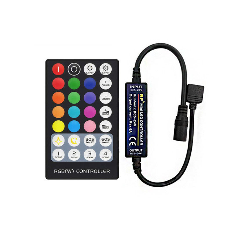 RF 원격 DC 5V는 주도하는 다채로운 빛을 위해 RGB 제어기 RGBCCT를 이끌었습니다