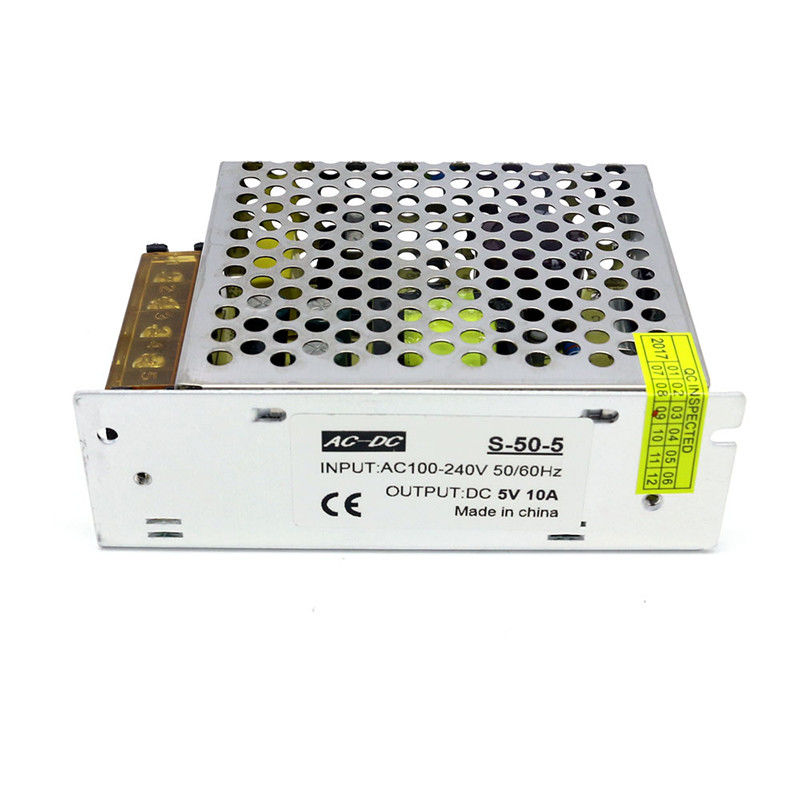 스위칭 파워는 Dc 5V 10A 50W 전압 스위치 전원 공급기에 광 변압기 AC에게 240V를 공급합니다