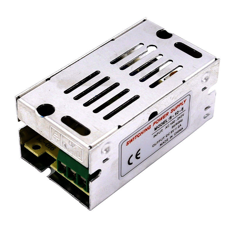 작은 실내 스위치 전원은 도시적 조명을 위해 DC에 대한 AC100V 240V에게 5V 10W 2A를 공급합니다