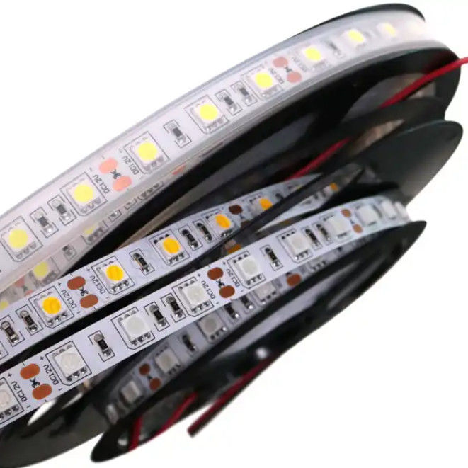 SMD 5050 단색 LED 스트립 라이트 12V 안전 전압 낮은 에너지 소비