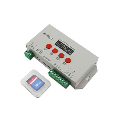 K1000C는 DC를 위한 화소 테이프 제어기에게 5V 24V WS2812B WS2811 스트립 라이트를 보내게 했습니다