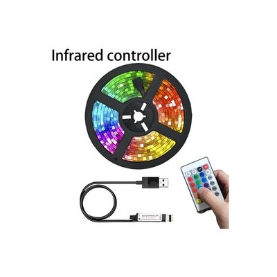 60leds / 미터 리모콘은 텔레비전 백라이트 침실 데코르티온을 위한 스트립 라이트를 이끌었습니다